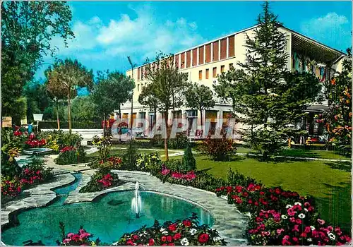 Cartes postales moderne Abano Terme (Padova) Jardins Publics et Theatre