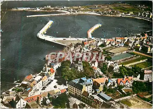 Cartes postales moderne Roscoff (Finistere) vue Generale Aerienne