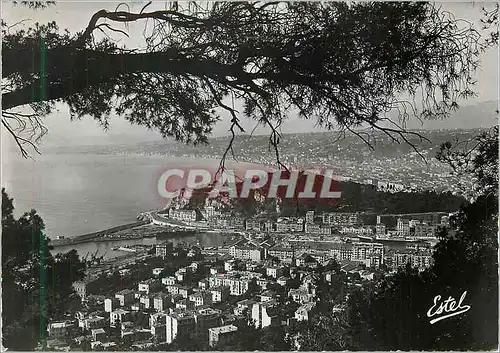 Moderne Karte Vue Generale prise du Mont Boron