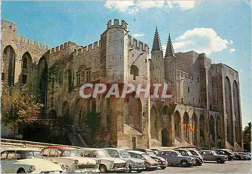 Moderne Karte Avignon (Vaucluse) le Palais des Papes Automobile