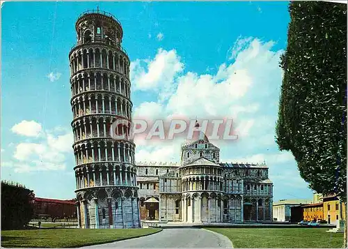 Moderne Karte Pisa Plazza del Miracoli Abside et Tour