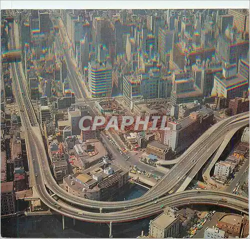 Cartes postales moderne Tokyo Elevated Speed Ways Feature of Modern City