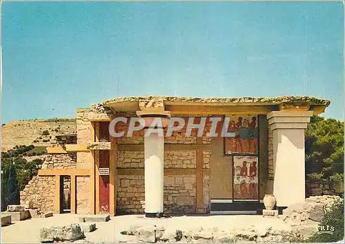 Moderne Karte Knossos le Propylee Sud du Palais