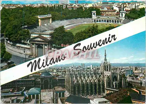 Moderne Karte Milano Souvenir