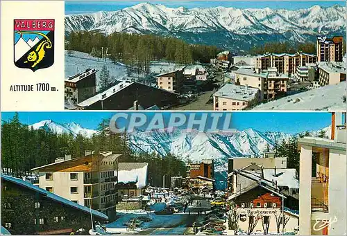 Cartes postales moderne Valberg (alt 1700m) a 84km de Nice Vue Generale les Alpes Maritimes la Chaine du Saint Honorat (
