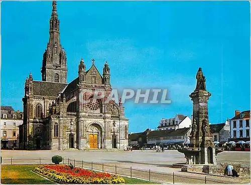 Moderne Karte Sainte Anne d'Auray (Morbihan) la Basilique