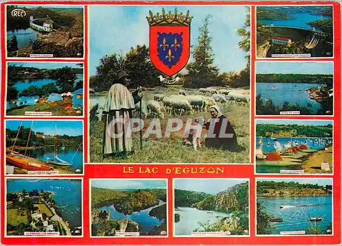 Cartes postales moderne La Lac d'Eguzon (Indre) la Creuse Pittoresque Moutons