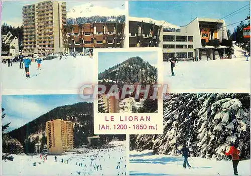 Moderne Karte Le Lioran (Alt 1200 1850m) Sports d'Hiver en Auvergne