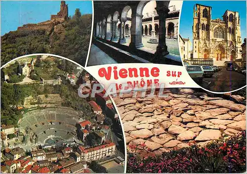 Cartes postales moderne Vienne sur le Rhone (Isere) Ruines de la Batie Cloitre de Saint Andre le Bas