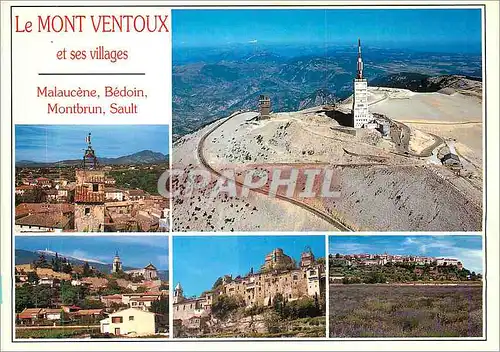 Cartes postales moderne Le Mont Ventoux et ses Villages Malaucene Bedoin Montbrun Sault