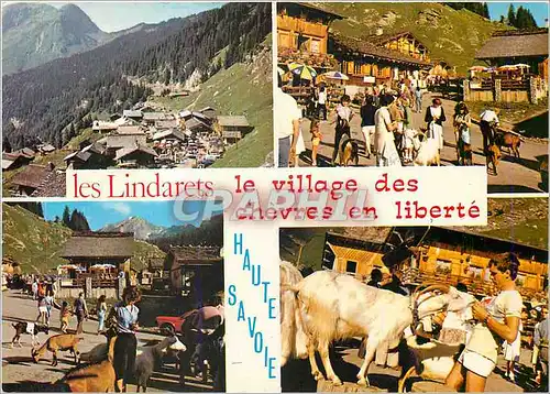 Moderne Karte Les Lindarets pres de Morzine le Village des Chevres en Liberte