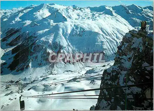 Cartes postales moderne Val d'Isere Savoie France Alt 1850 3300m le Solaise Crete des Lessieres Signal de l'Iseran