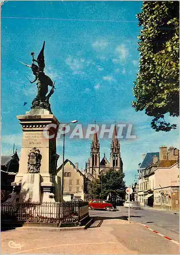 Cartes postales moderne Moulins (Allier) Place d'Allier