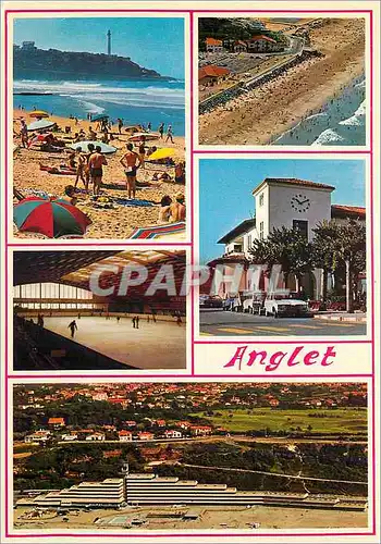 Moderne Karte Anglet Plage de la Chambre d'Amour Interieur de la Patinoire