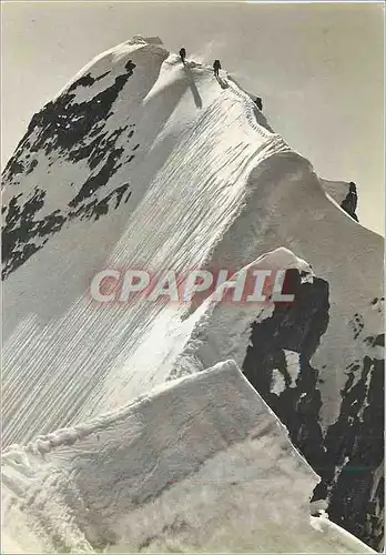 Cartes postales moderne Les Alpes Aretes de Rochefort Alpinisme
