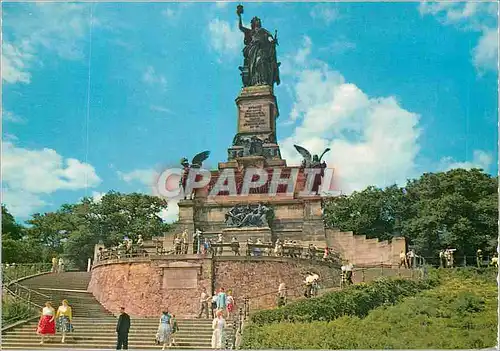 Cartes postales moderne Rhein Niederwalddenkmal Gewicht der Germania