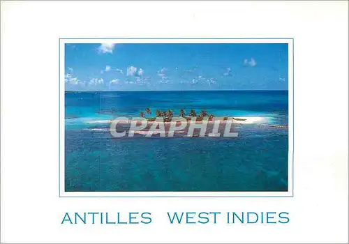 Cartes postales moderne Antilles Francaises French West Indies Sandy Island