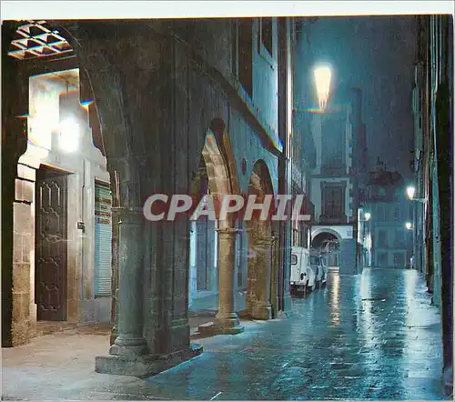 Cartes postales moderne Santiago de Compostela Rue du Villar Nocturne