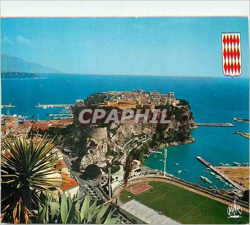 Cartes postales moderne La Principaute de Monaco Le Rocher
