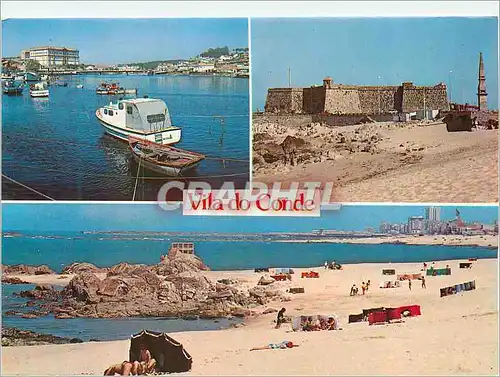 Moderne Karte Portugal Vila Do Conde Costa Verde