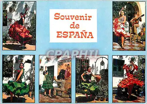 Cartes postales moderne Souvenir de Espana Folklore