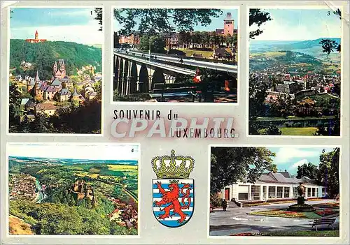 Cartes postales moderne Souvenir de Luxembourg Clervaux Luxembourg Echternach Vianden Mondorf les Bains