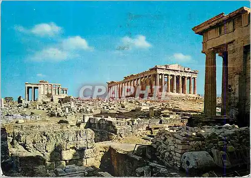 Cartes postales moderne Athenes L'Erectheiion Le Pantenon Les Propylees