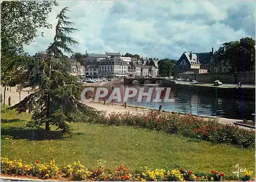 Cartes postales moderne Lannion (C du N) La Bretagne en Couleurs Les Quais et les Jardins Publics
