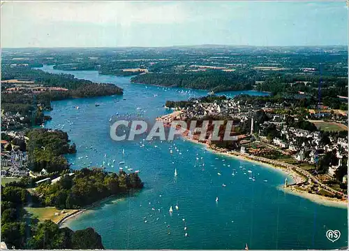 Moderne Karte Benodet (Finistere Sud) La Cote de Cornouaille La Bretagne Touristique Vue Generale et l'Odet a