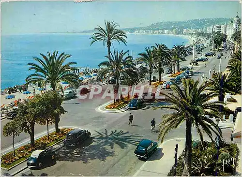 Moderne Karte Nice (Alpes Maritimes) La Cote d'Azur Miracle de la Nature Couleurs et Lumiere de France Promena