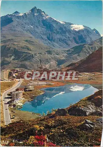 Cartes postales moderne Tignes 2100 m (Savoie) La Station Le Lac et la Grande Sassiere