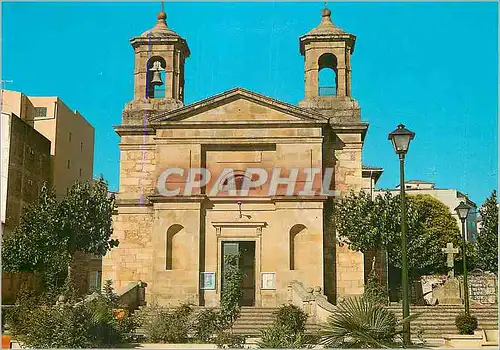 Moderne Karte Santa Eugenia de Riveira (La Coruna) Eglise