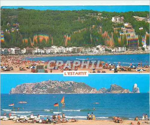 Cartes postales moderne Costa Brava L'Estartif Vista Parcial Islas Medas