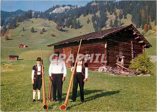 Cartes postales moderne Furstentum Liechtenstein Motiv auf Gnalp bei Triesenberg Folklore