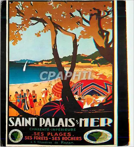 Cartes postales moderne Saint Palais sur Mer Charente Inferieure Ses Plages ses Forets ses Rochers a 6 km de Royan