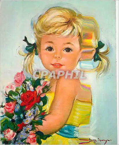 Cartes postales moderne Petite Fille de France