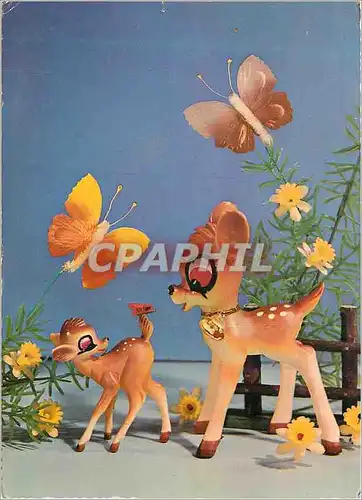 Cartes postales moderne Walt Disney Productions Bambi Papillon