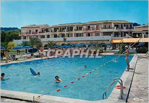 Moderne Karte Le Cap d'Antibes (Alpes Mar) Residence Lef Galion La Piscine