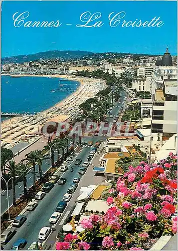 Cartes postales moderne Cannes (Alpes Maritimes) French Riviera Cote d'Azur La Croisette et les Plages