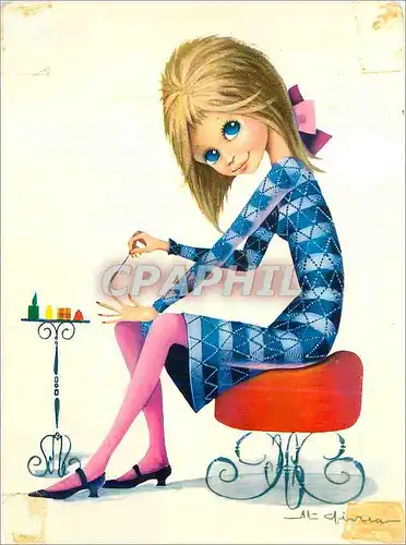 Cartes postales moderne Femme