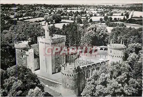 Cartes postales moderne Les Chateaux en Berry Par Avion Environs de Lignac( Indre) Le Chateau Guillaume