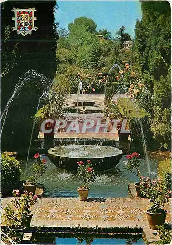 Cartes postales Granada Generalife Jardins Bas