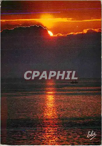 Ansichtskarte AK Coucher de Soleil sur la Cote Atlantique