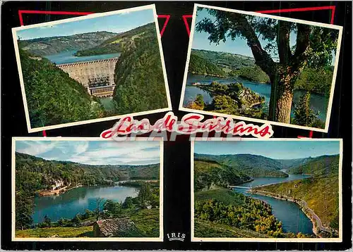 Cartes postales Le Lac de Sarrans Le Barrage Presqu'ile de Laussac La Deveze Le Pont de Treboul