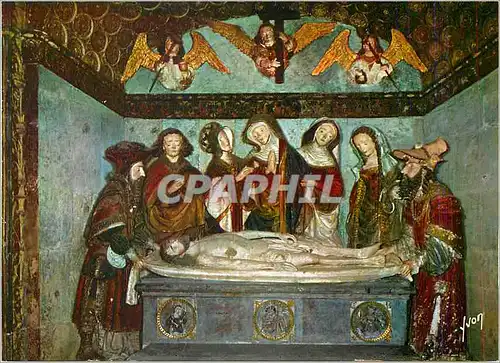 Cartes postales Rodez (Aveyron) Couleurs et Lumiere de France Interieur de la Cathedrale La Mise au Tombeau (XIV