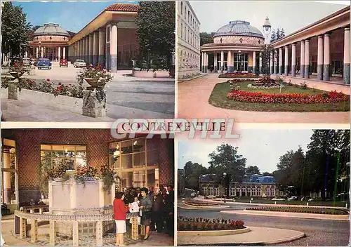 Cartes postales moderne Contrexeville (Vosges) Etablissement Hydromineral Les Galeries et le Pavillon Source de Pavillon