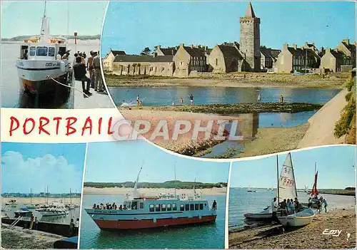 Cartes postales moderne Portbail (Manche) La Vedette La Cote des Isles assurant le Service Portbail Jersey Bateau