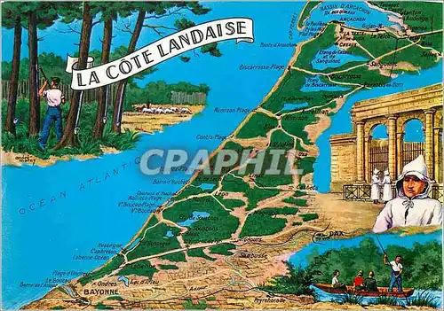 Cartes postales moderne La Cote Landaise