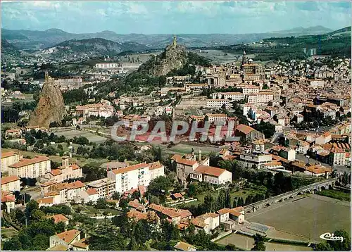 Moderne Karte Le Puy (Hte Loire) Vue Generale aerienne