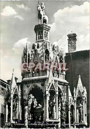 Cartes postales moderne Verona Les Tombeaux des Scaligers Detail